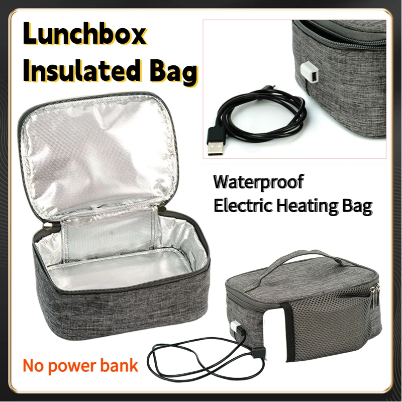 Food Storage Hiking - USB Electric Heating Insulated Lunch Bag