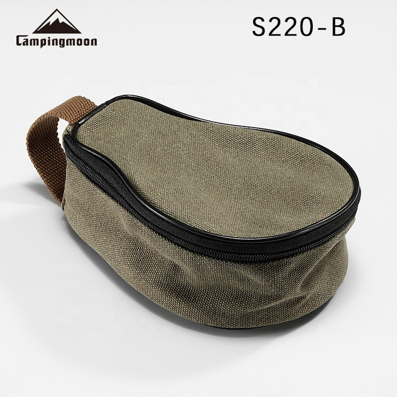 Food Storage Hiking - CAMPINGMOON S220-B Canvas Mini Bag 21x15x9cm