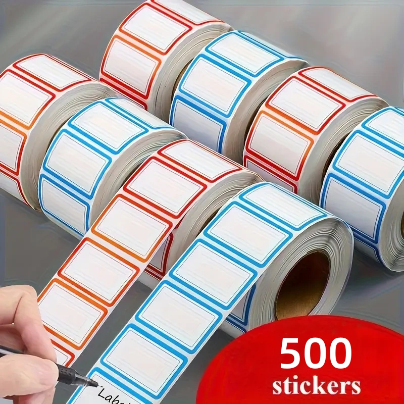 Food Storage Utensils - 500Pcs Freezing Labels Stickers No Residue