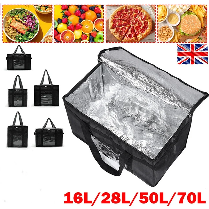 Food Storage Hiking - 16L-70L Insulated Thermal Tote Bag Big