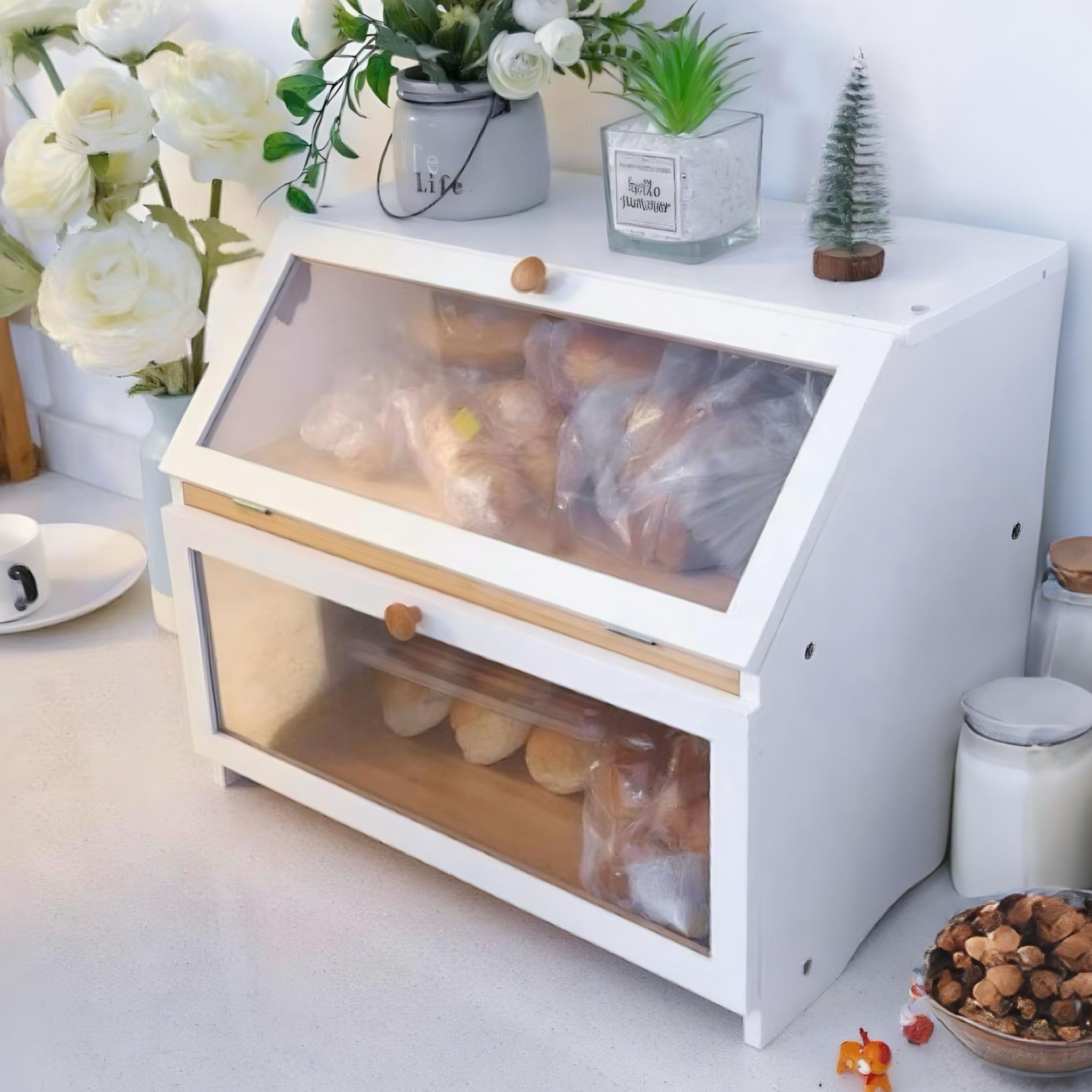 HOMEKOKO Double Layer Bread Bo - огляд і ціна Food Storage Utensils