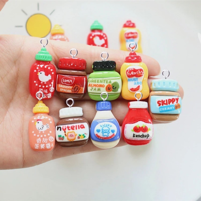10pcs Funny Cartoon Bread Sauc - огляд і ціна Salad Dressing Bottle