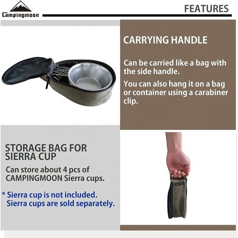 CAMPINGMOON S220-B Canvas Mini - огляд і ціна Food Storage Hiking