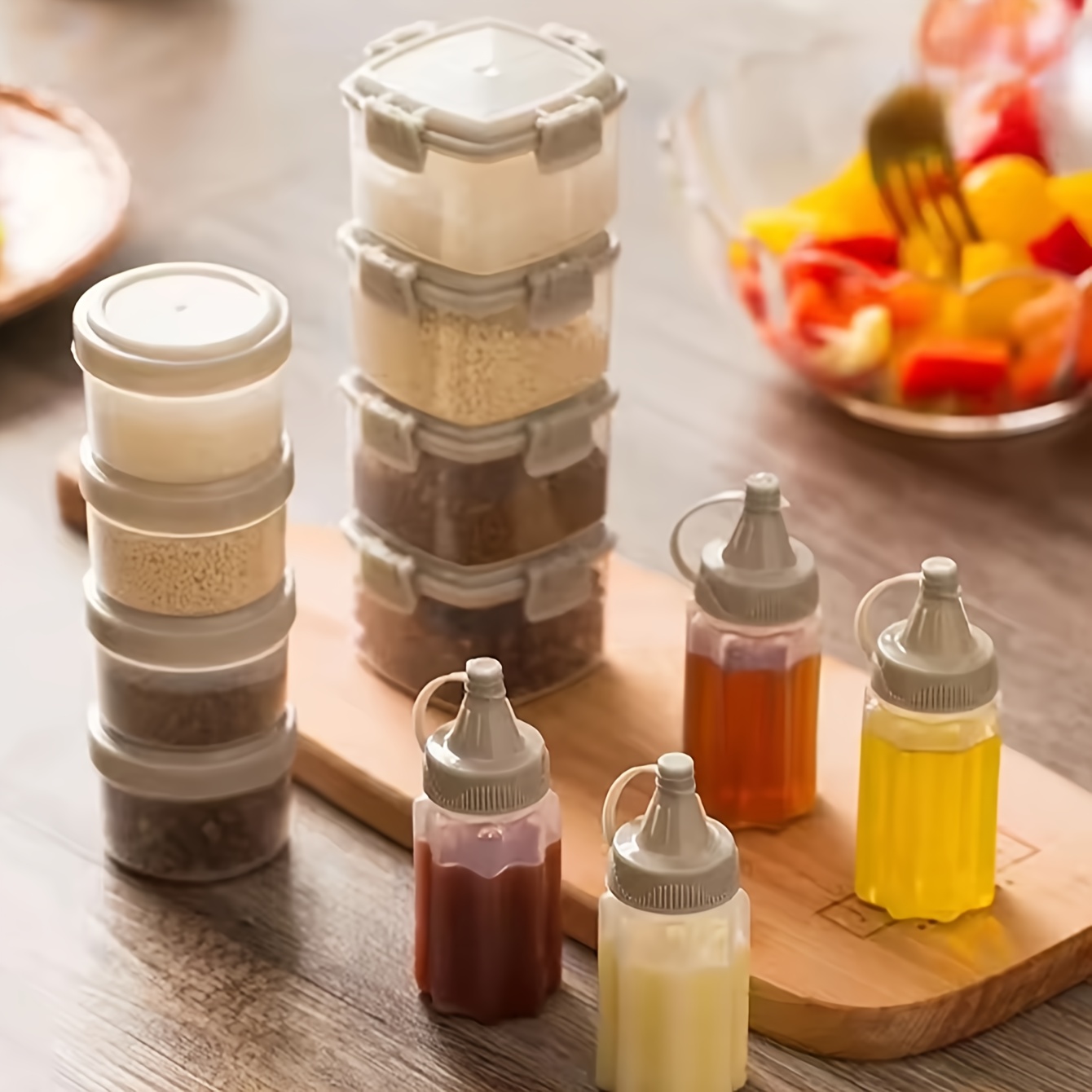 2pcs Mini Sauce Squeeze Bottle - огляд і ціна Salad Dressing Bottle