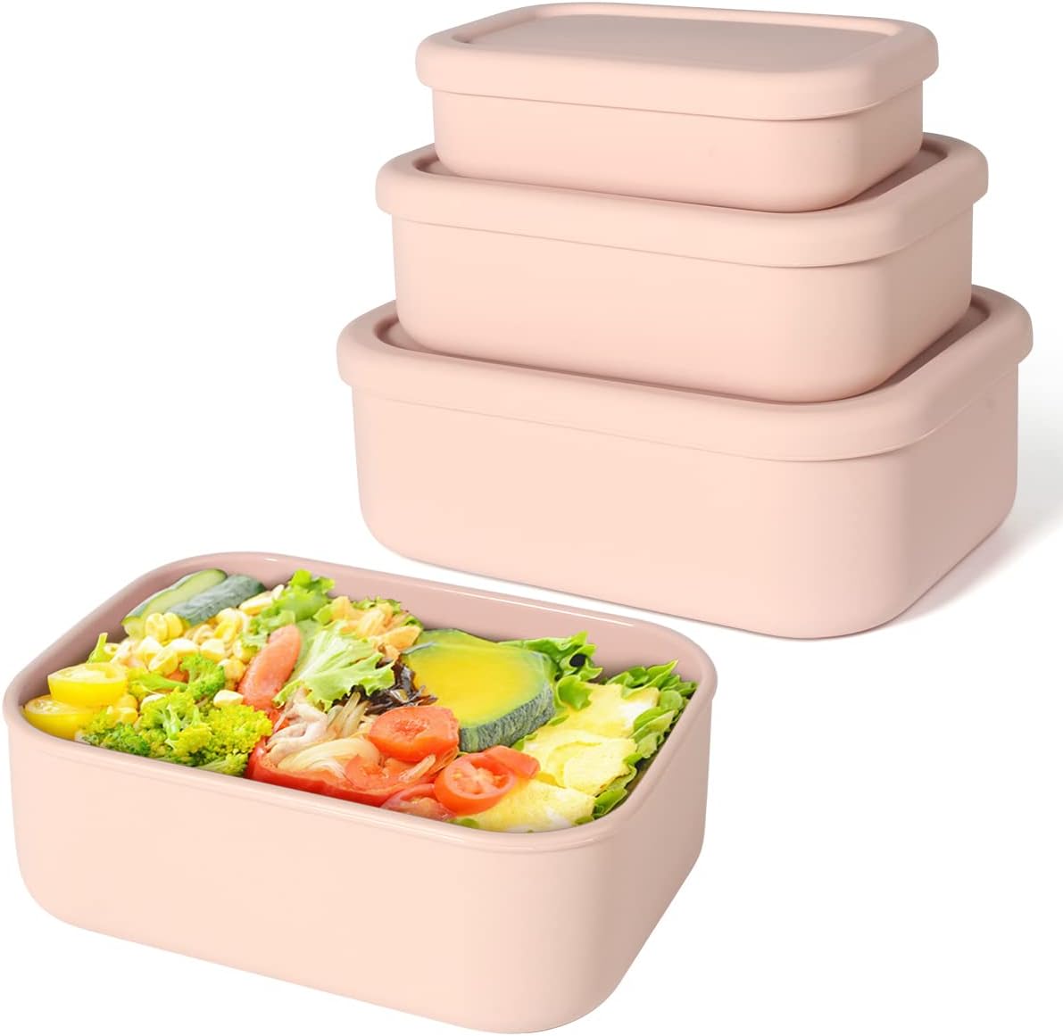 Silicone Bento Boxes Lunch Con - огляд і ціна Food Storage Tupperware