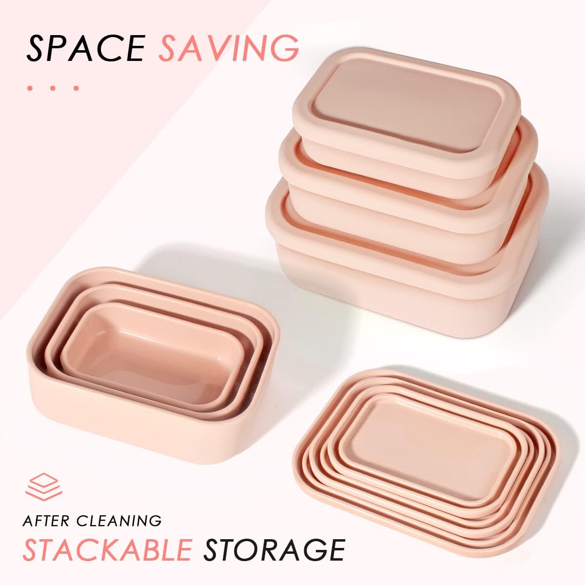 Silicone Bento Boxes Lunch Con - огляд і ціна Food Storage Tupperware
