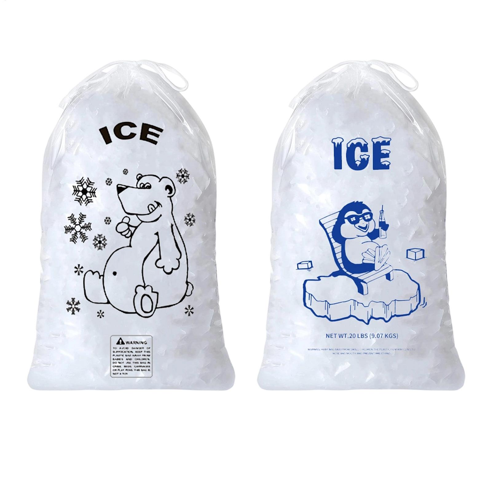 Ice Bags 50 Pcs Heavy Duty Dra - огляд і ціна Food Storage Hiking