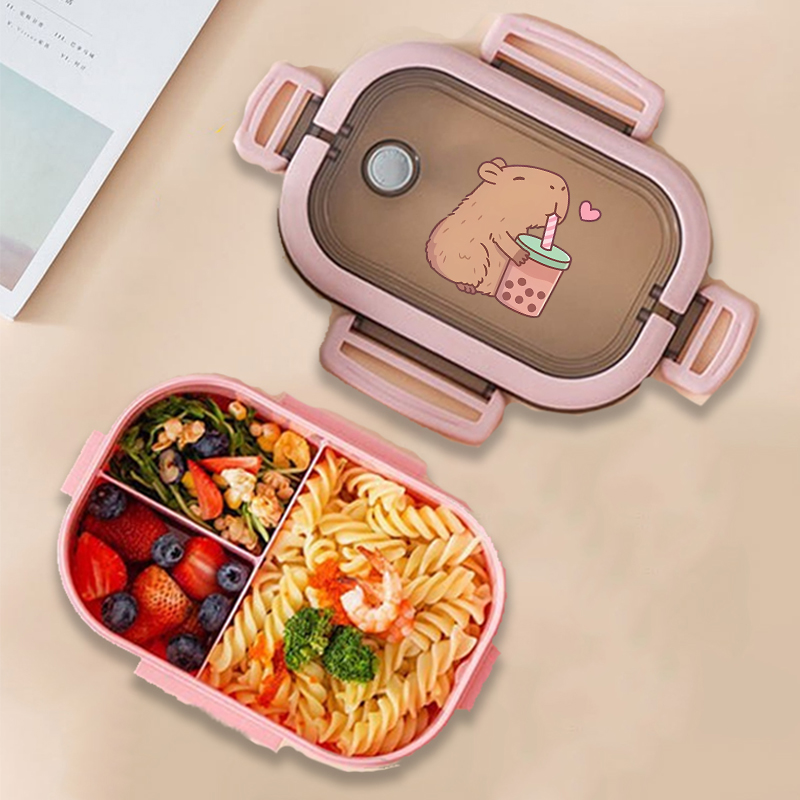 Capybara Bento Lunch Box Anime - огляд і ціна Food Storage Method