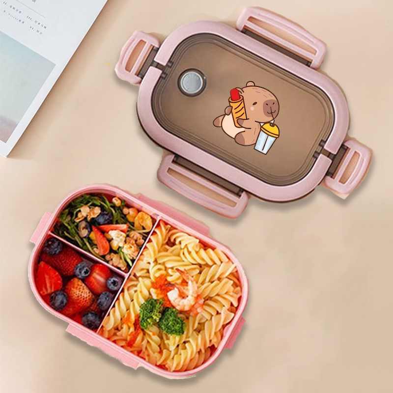 Capybara Bento Lunch Box Anime - огляд і ціна Food Storage Method