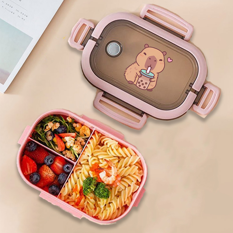 Capybara Bento Lunch Box Anime - огляд і ціна Food Storage Method