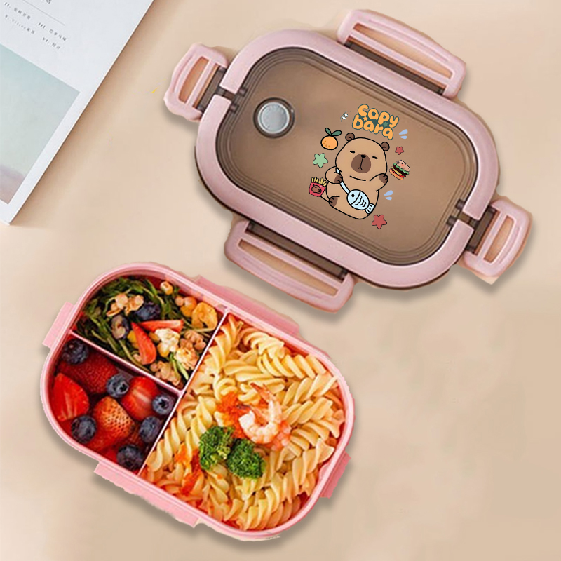 Capybara Bento Lunch Box Anime - огляд і ціна Food Storage Method