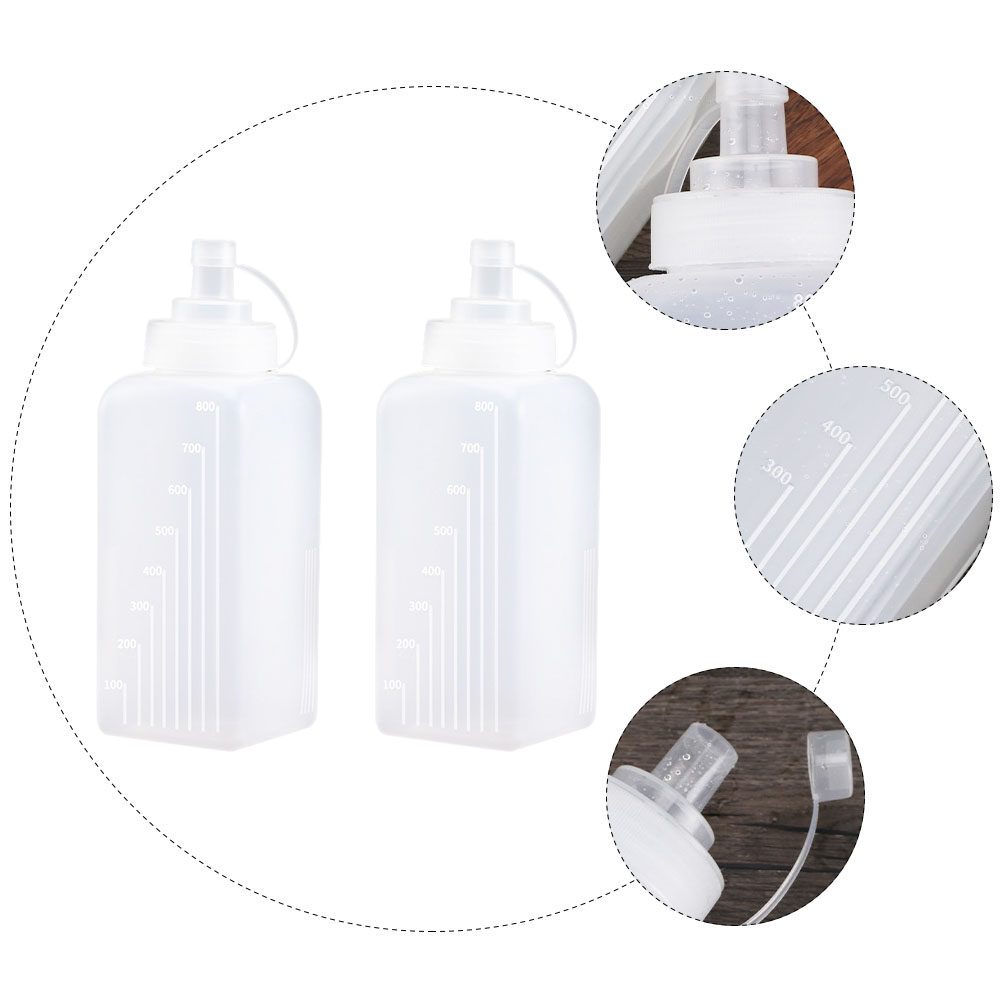 2Pcs Plastic Squeeze Bottles W - огляд і ціна Salad Dressing Bottle
