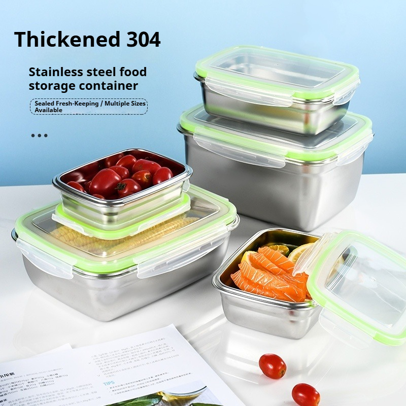 304 Stainless Steel Lunch Box  - огляд і ціна Food Storage Silicone