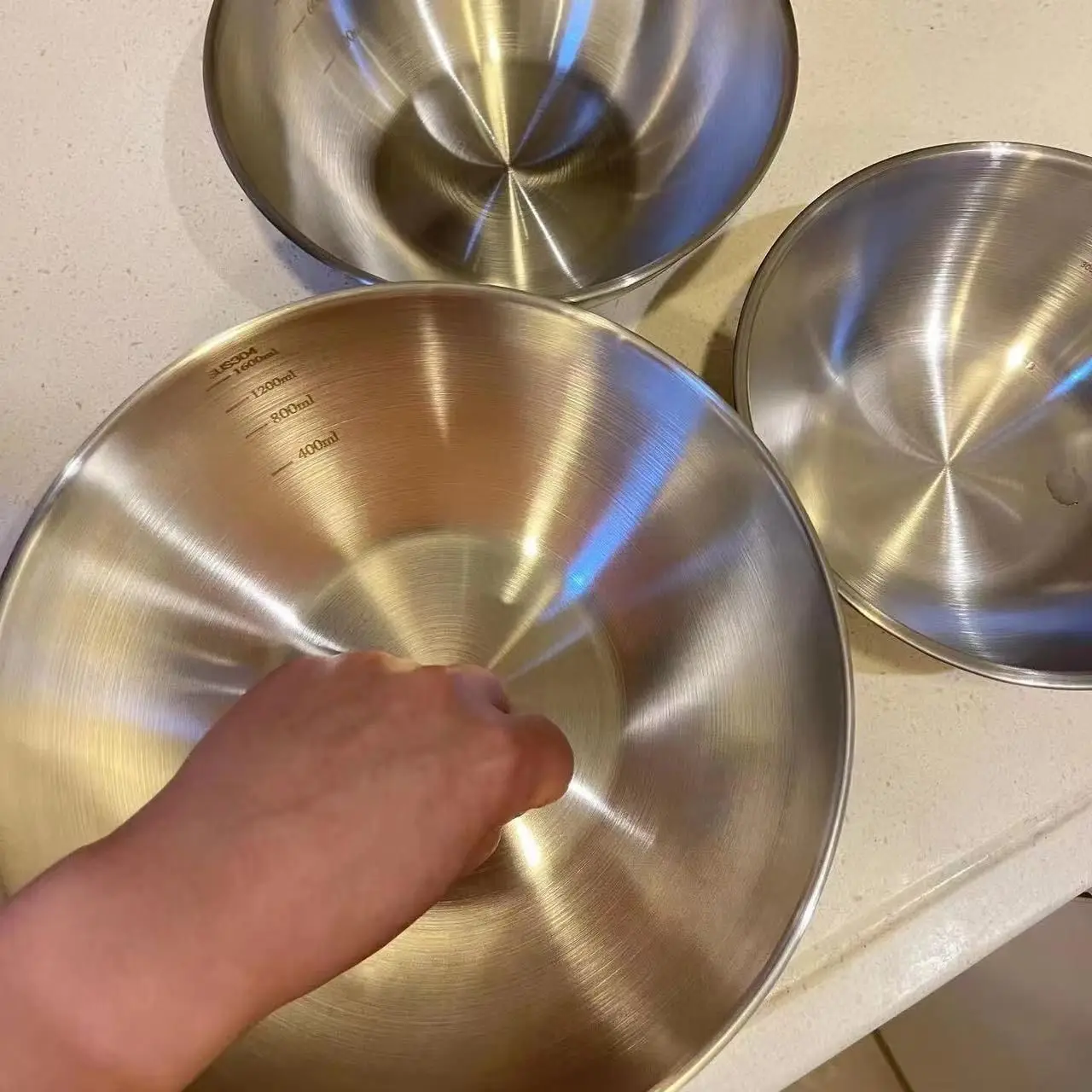 1-3 Stainless Steel Bowl Set w - огляд і ціна Food Storage Utensils