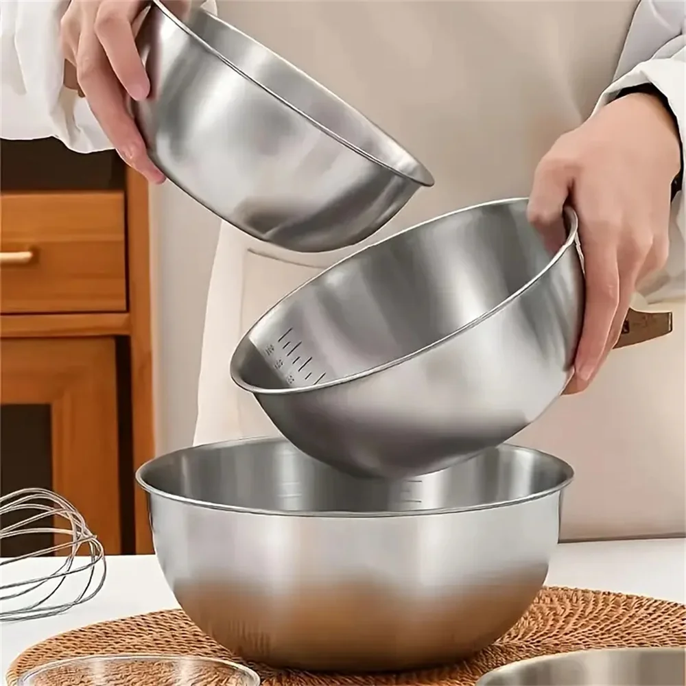 1-3 Stainless Steel Bowl Set w - огляд і ціна Food Storage Utensils