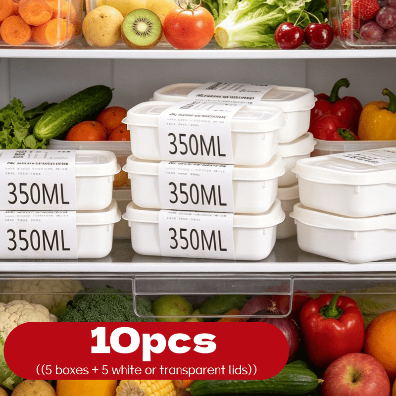 10Pcs Reusable Stackable Food  - огляд і ціна Food Storage Method