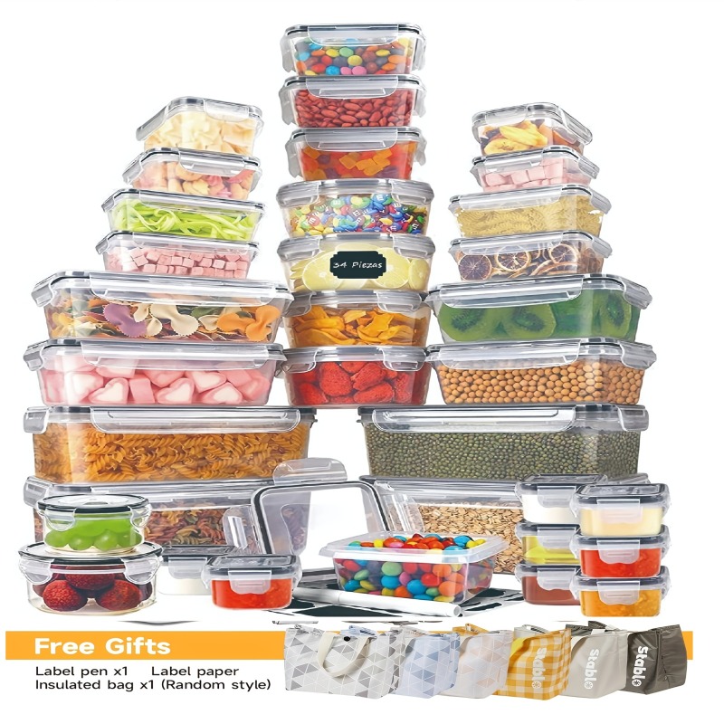 48PCS BPA-Free Food Storage Se - огляд і ціна Food Storage Utensils