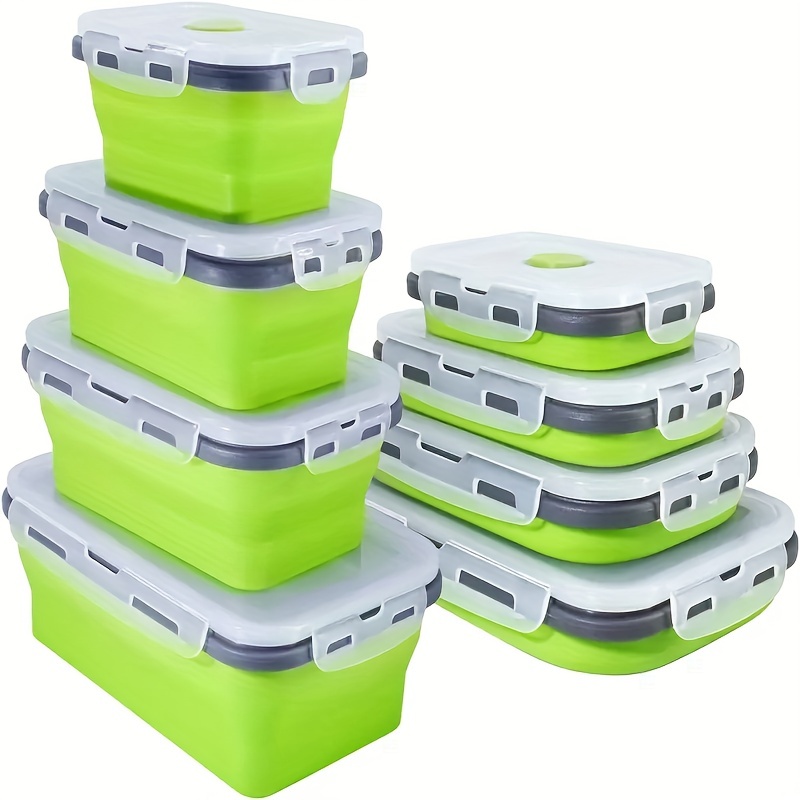 1/4pcs Collapsible Silicone Fo - огляд і ціна Food Storage Tupperware