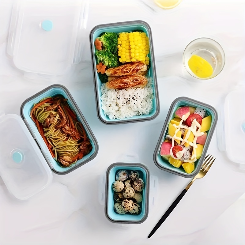 1/4pcs Collapsible Silicone Fo - огляд і ціна Food Storage Tupperware