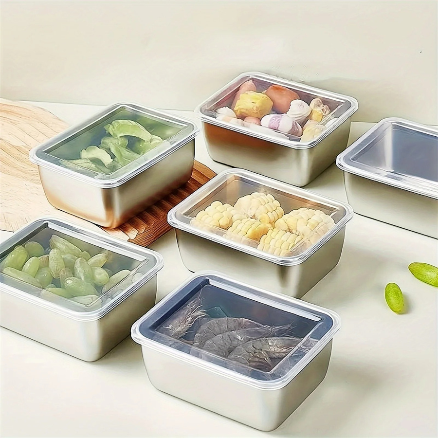 1/3/5pcs Stainless Steel Food  - огляд і ціна Food Storage Method