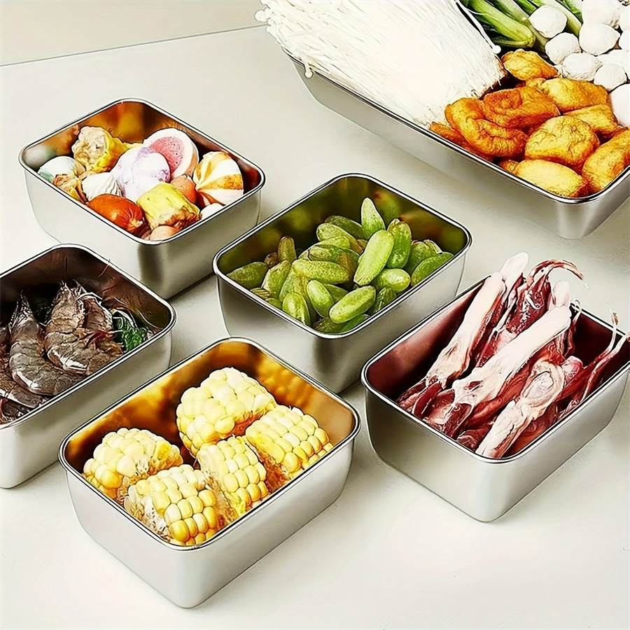 1/3/5pcs Stainless Steel Food  - огляд і ціна Food Storage Method